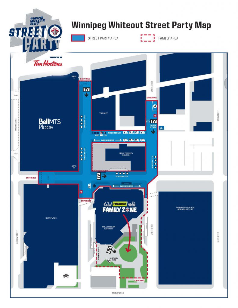 Winnipeg Whiteout Street Party, Downtown Winnipeg, Winnipeg Jets, Go Jets Go, NHL Playoffs, Hockey Playoffs, Game Day, Sports, Downtown Living