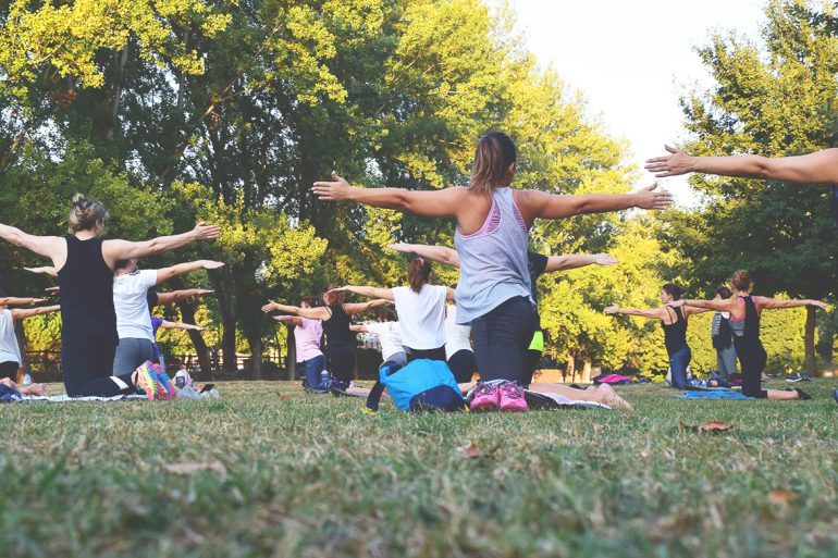 Downtown Winnipeg, Zen, Yoga in Downtown, Yoga in the park, Winnipeg yoga, 300 Main Downtown Winnipeg Apartment